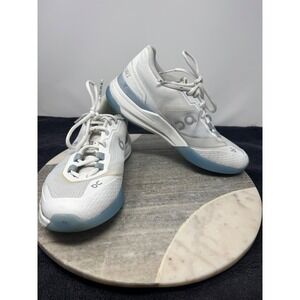 ON Cloud Tennis Shoes White Blue Swiss Engineering Roger Federer Court Womens 8